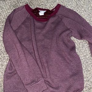 Violet color sweatshirt